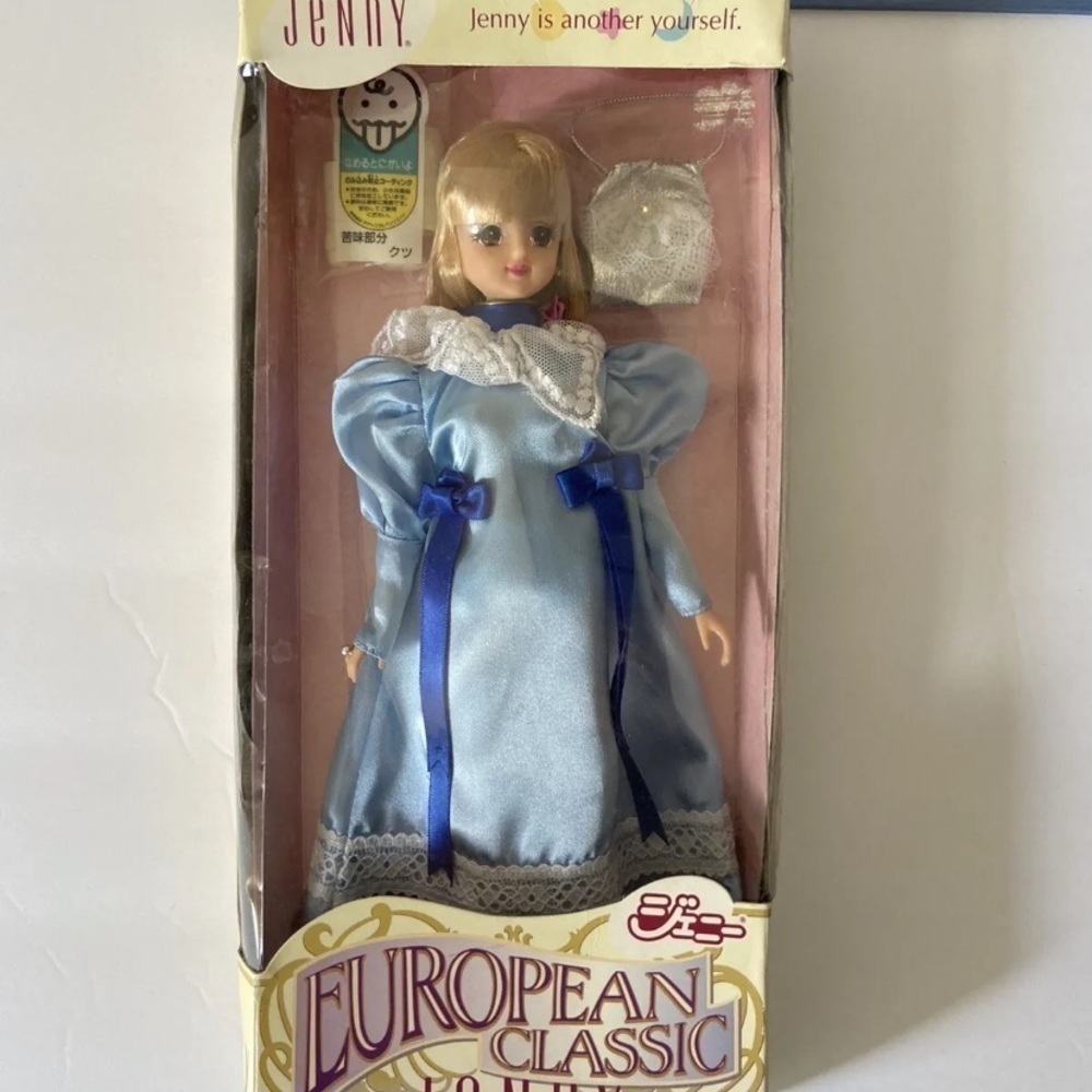 JENNY European Classic Dress-Up Doll Figure with Box 1981 Vintage